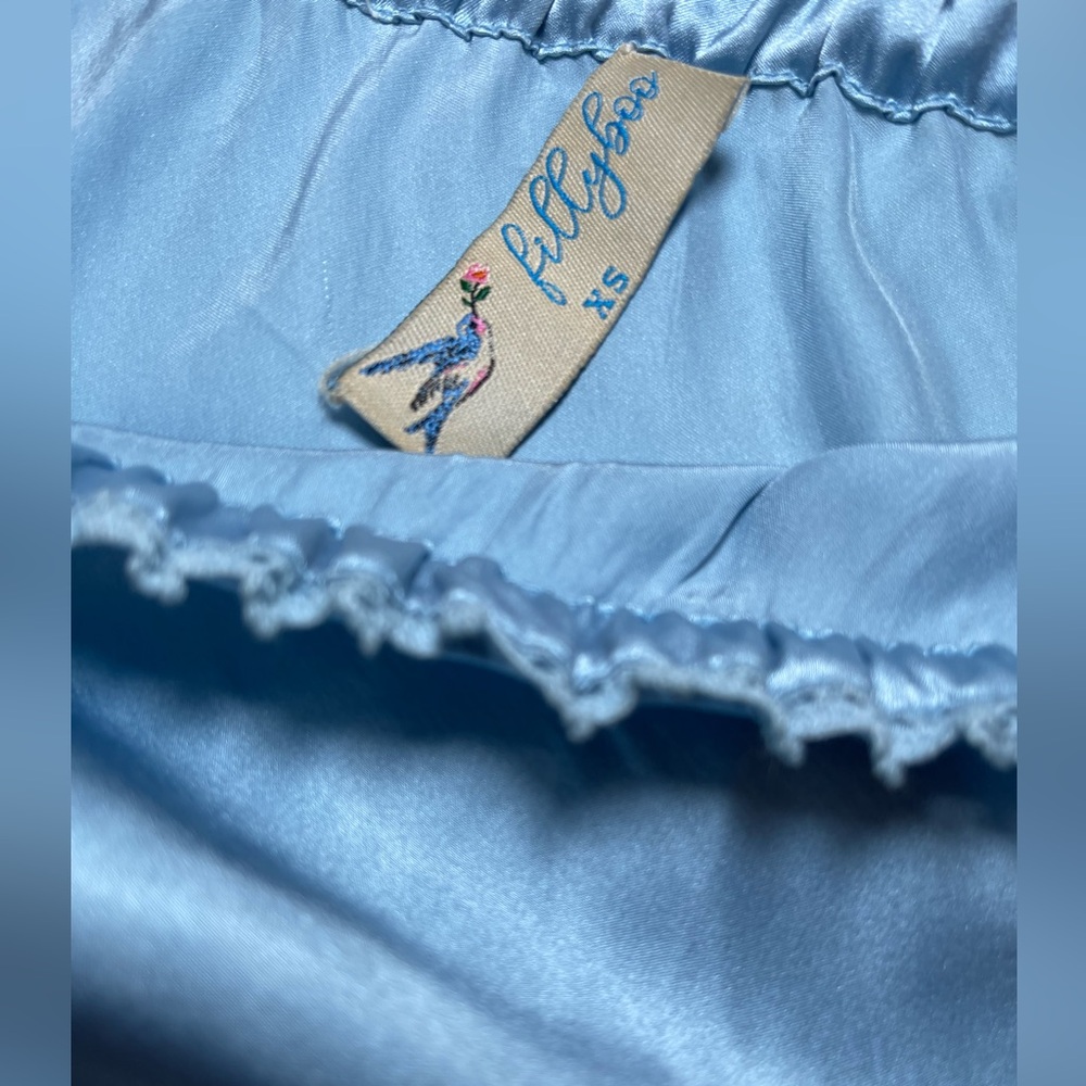 Fillyboo, Silk, Skirt, Light Blue - Picture 4 of 11